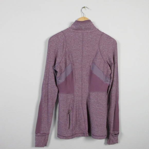 Lululemon Full Tilt 1/2 Zip Pullover Long Sleeve Top Women 8 Purple 358 - Picture 10 of 15
